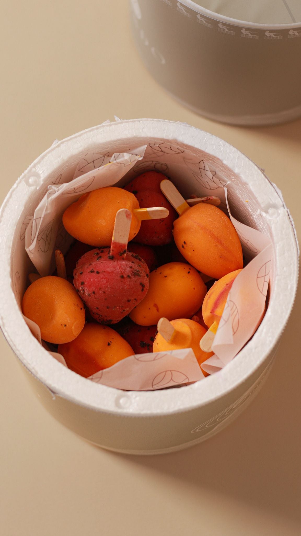 Mix fruit ice cream