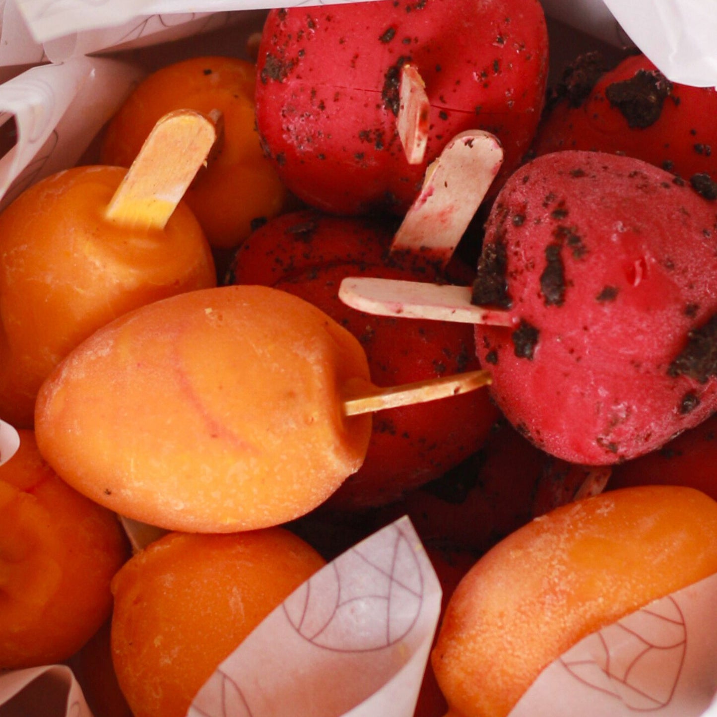 Mix fruit ice cream