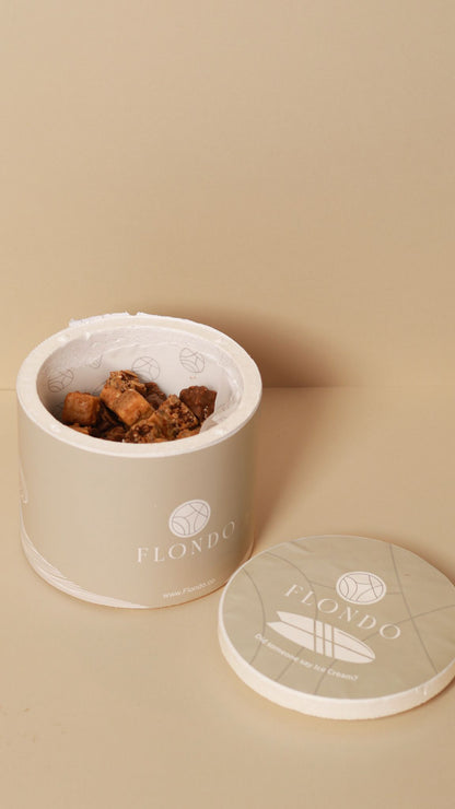 Mix rice crisp ice cream